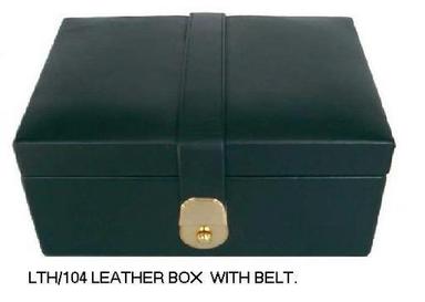 Leather Chess Box With Belt