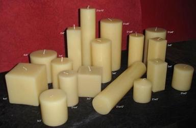 Geometric Pillar Candles