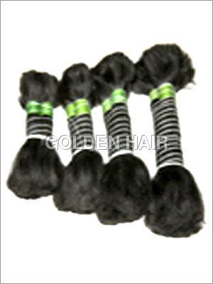 Non Remy Double Drawn Natural Grey Hair