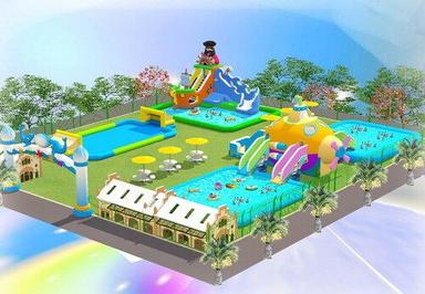 New Inflatable Commercial Water Splash Park Floating Water Playground Equipment