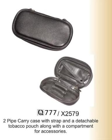 Leather Pipe Bag And Case