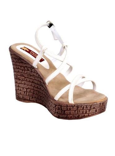 Port White Wedge Sandals For Womens