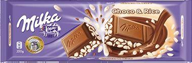 Milka Choco And Rice