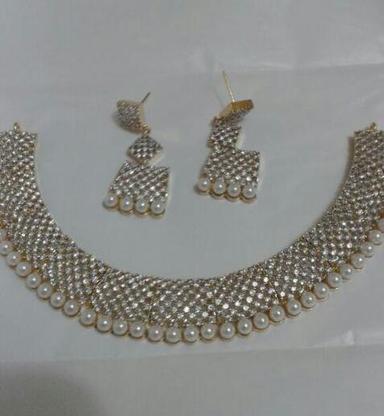 Elegant American Diamond Necklace Set