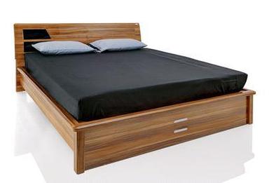 Oak Daffodil King Bed With Hydraulic Storage Natural Finish