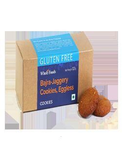 Bajra Jaggery Cookies Veg