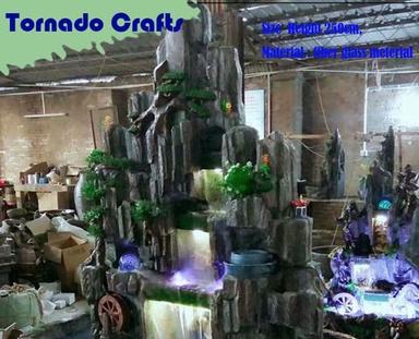 Resin Customized Artificial Rockery Fountains For Decoration