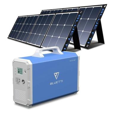 BLUETTI EB240 + SP200x2 Solar Generator with Foldable Solar Panels