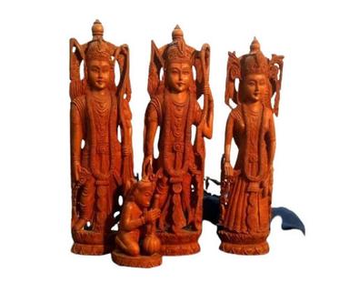 Sandal Wood Ram Sculpture - Height: 30  Centimeter (Cm)