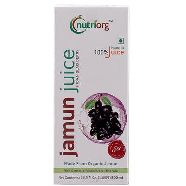 Nutriorg Jamun Juice 500 Ml (100% Natural) Tablets