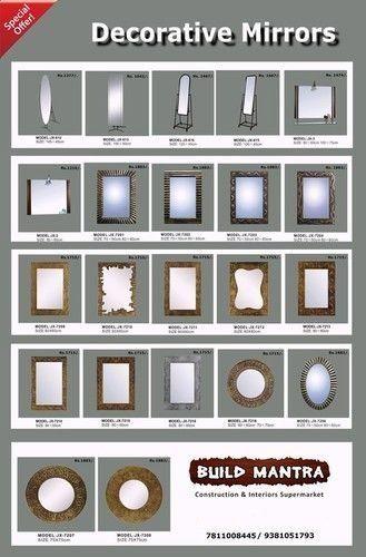 Brown Excellent Finish Decorative Mirrors