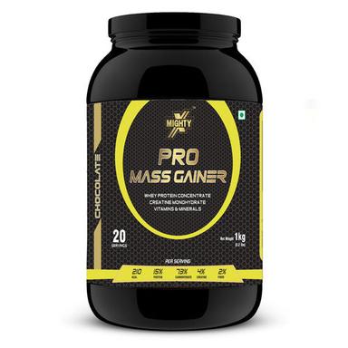 Mightyx Pro Mass Gainer 1Kg Chocolate Dosage Form: Powder