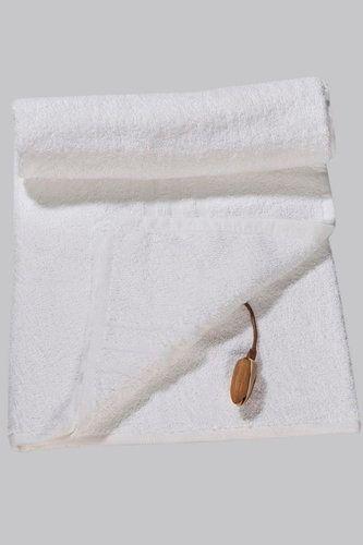 Quick Dry White Plain Classic Gold Bath Towels