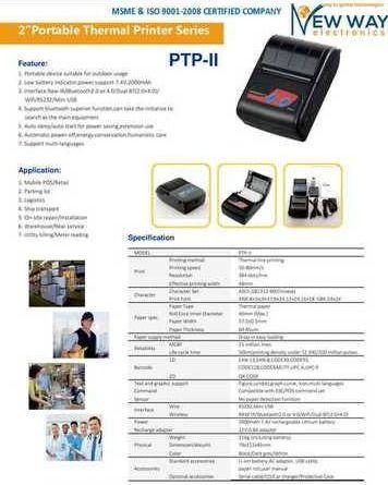 Bluetooth Thermal Printer 2 Inch