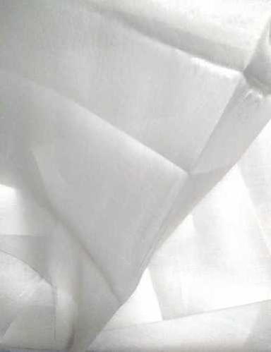 White Tabby Silk Viscose Fabrics