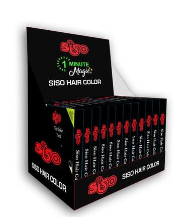 Natural Black Siso 1 Minute Magic Hair Color Cream 15Ml