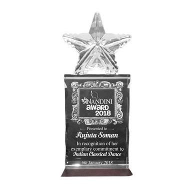 3D Crystal Star Trophy