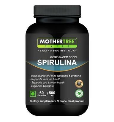 Spirulina Capsules Supports Immune Health Cool And Dry Place