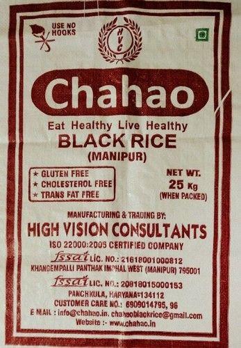 Chahao Black Rice Woven Sack Bag