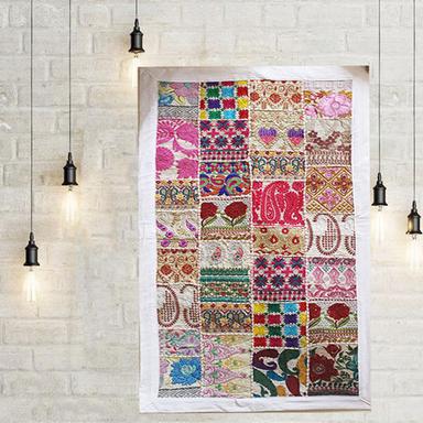 Wall Hanging Multi Color Designer Cotton Patchwork Table Runner