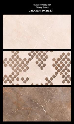 Any Color 300 X 600Mm Waterproof Ceramic Digital Wall Tiles With Textured, Matt, Gloss Finish