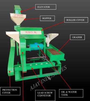 Semi Automatic Mini Dal Mill Machine Capacity: 300-350 Kg/Hr