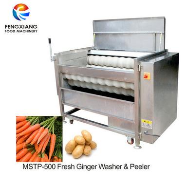 Mstp-1000 Potato Ginger Carrot Washing And Peeling Machine Capacity: 300-3000 Kg/Hr