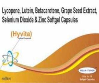 Hyvita Capsules Ingredients: Lutein Lycopene Beta-Carotene Multivitamin