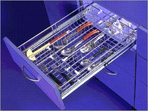 Premium Wire Cutlery Basket