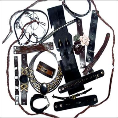 Leather Belts, Bracelets and Necklace