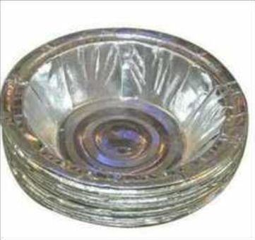 Any Silver Disposable Paper Bowls