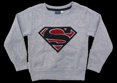 Girls Boys Children Superman Sweatshirt Cotton Pullover Top Age Group: 3-8 Years