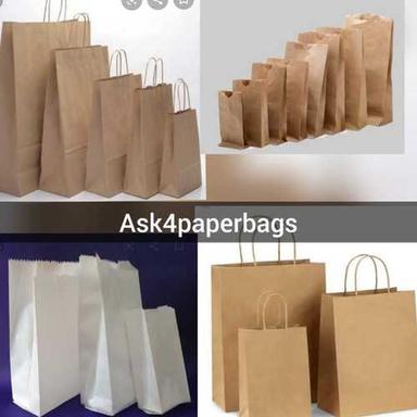 Recyclable Brown Plain Paper Bag