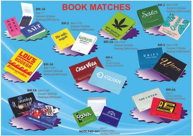 Book Matches With Customized Logo