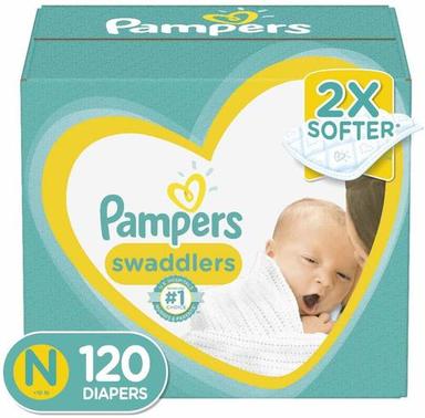 White Disposable Newborn Baby Diapers