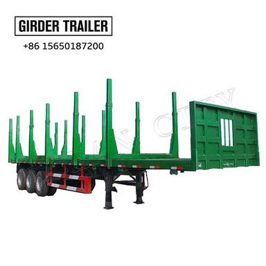 3 Axles Cargo Log Semi Trailer Length: 12500*2500*1500 (Mm) Millimeter (Mm)