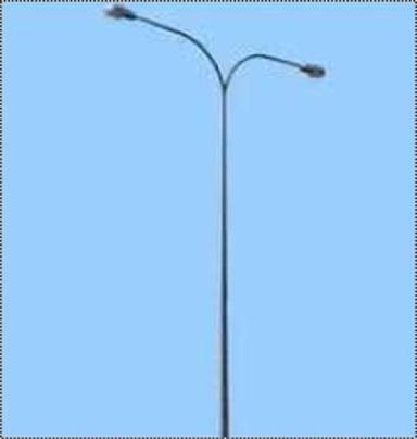 Silver 5 Meter Tubular Steel Pole, Height: 12-16 M