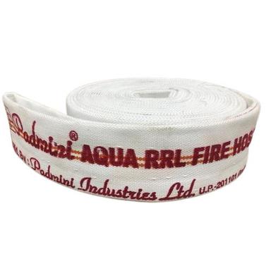 White Industrial Reinforced Rubber Lined Fire Hose