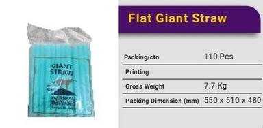 Flat Giant Straw For Drinking Beverage Application: Party