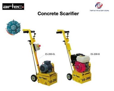 Space And Energy Efficient Motor Running Concrete Scarifier