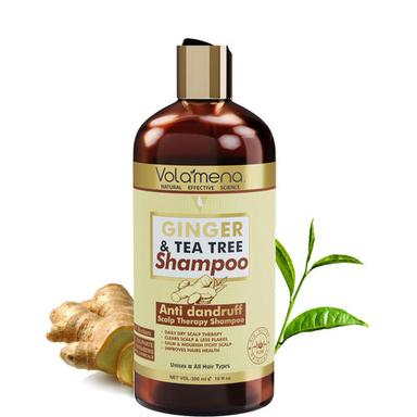 Volamena Anti Dandruff Ginger And Tea Tree Shampoo Color Code: Transparent White
