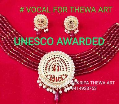 Handcrafted Thewa Jewelry Set