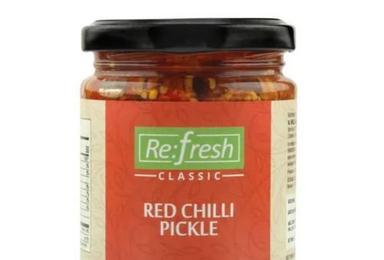 Refresh Red Chilli Pickle Weight: 200 Grams (G)
