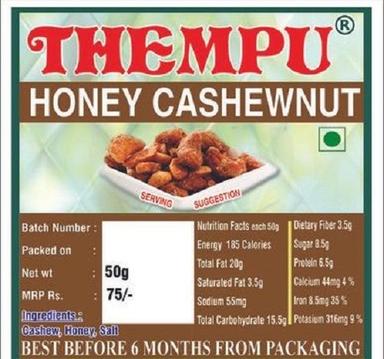 Natural Honey Cashew Nut Grade: Food