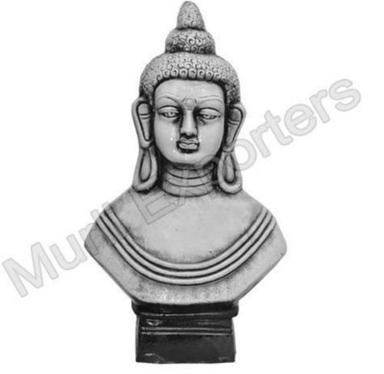 Light Weight Handmade Terracotta Gautam Buddha Face Statue