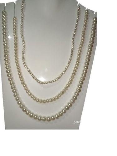 Offwhite Glass Pearl For Making Jewelry Pearls Size: 4Mm