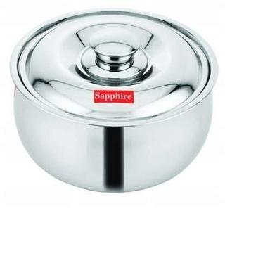 Plain Steel Sapphire Thermoware Smart Casserole With Airtight Lid