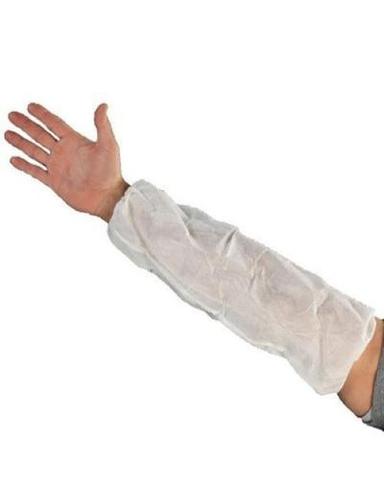 White Non Woven Disposable Hand Sleeve