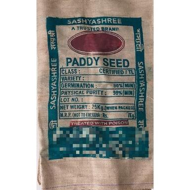 Multicolor Printed Jute Seeds Bag