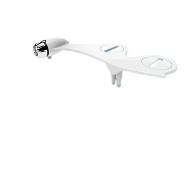 White Silver Non Electric Toilet Bidet - Type 1